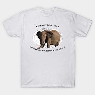 Every Day Is A Word Elephant Day T-Shirt